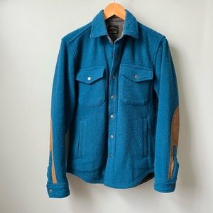 LL Bean x Todd Snyder Teal Wool Shirt Jacket XS • Men’s Women’s Shacket